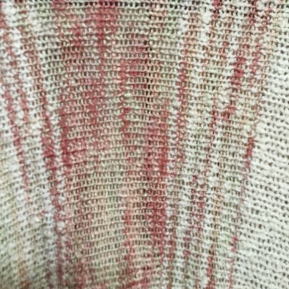 Easel Women’s Cream And Pink Long Flare Sleeve Cardigan Sweater Size M/L EUC - Picture 3 of 7